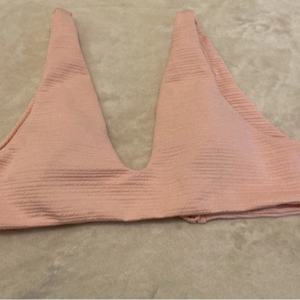 Cupshe Blush Pink Textured Bikini Top - Picture 12 of 12
